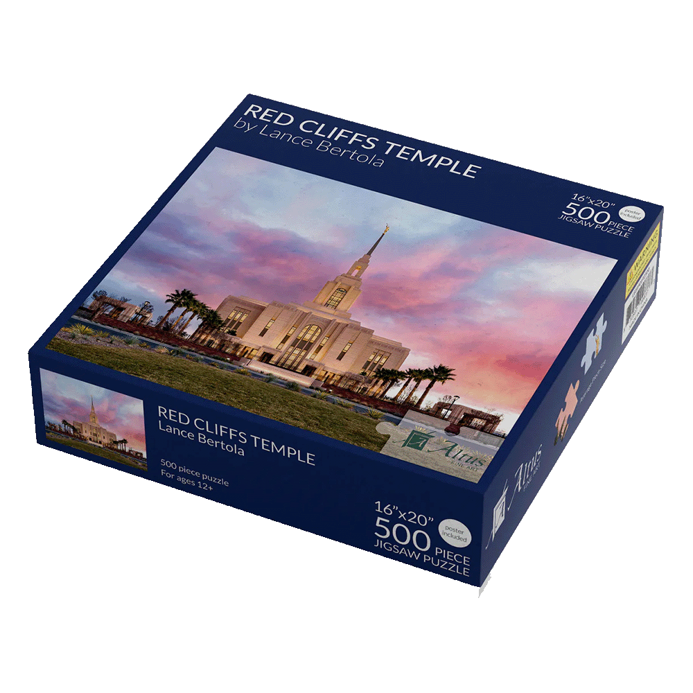 Red Cliffs Temple 500 Piece Puzzle, , large image number 3