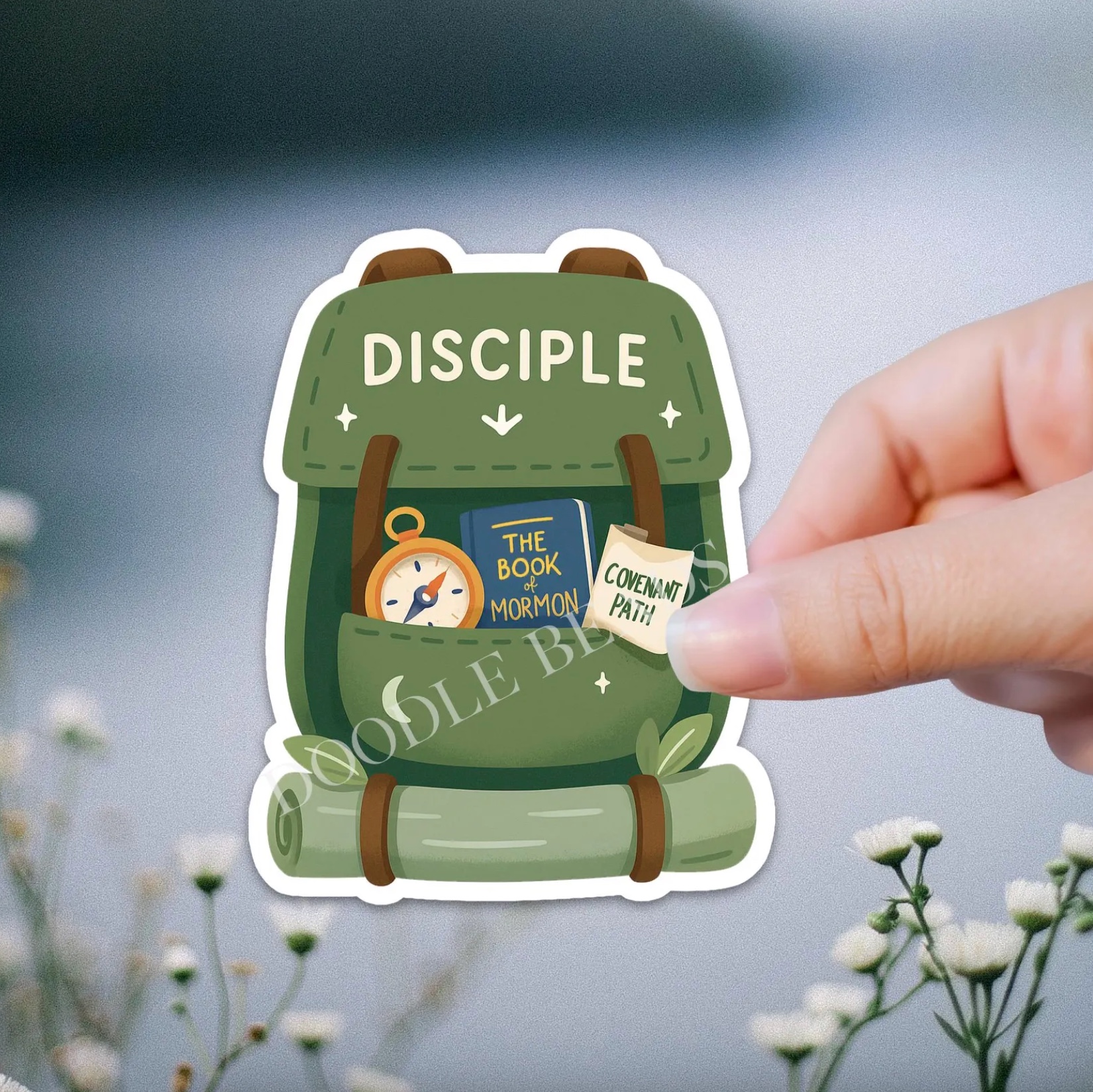 Covenant Path Backpack Sticker, , large