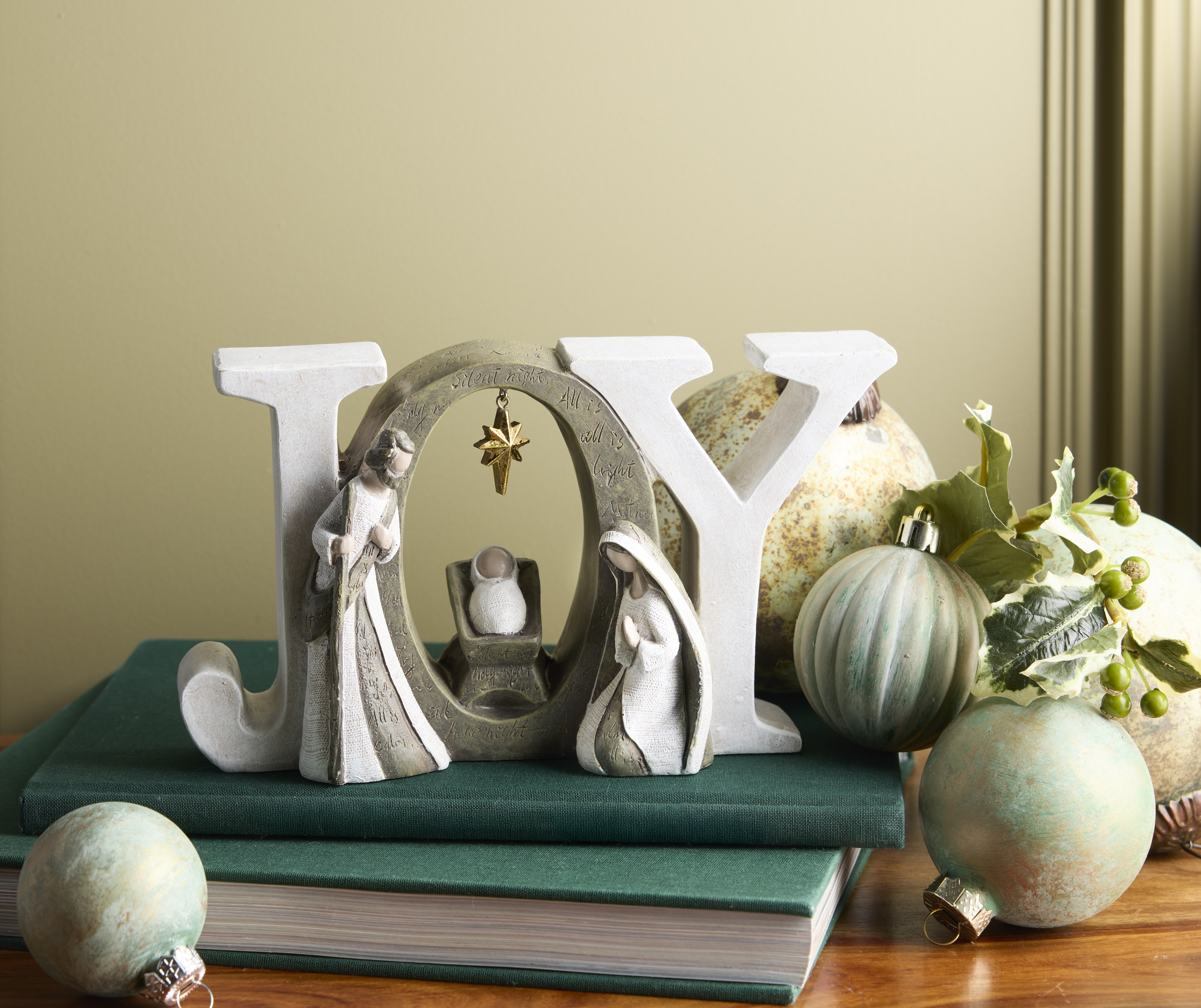 "Joy" Holy Family Resin Nativity Block, , large image number 3