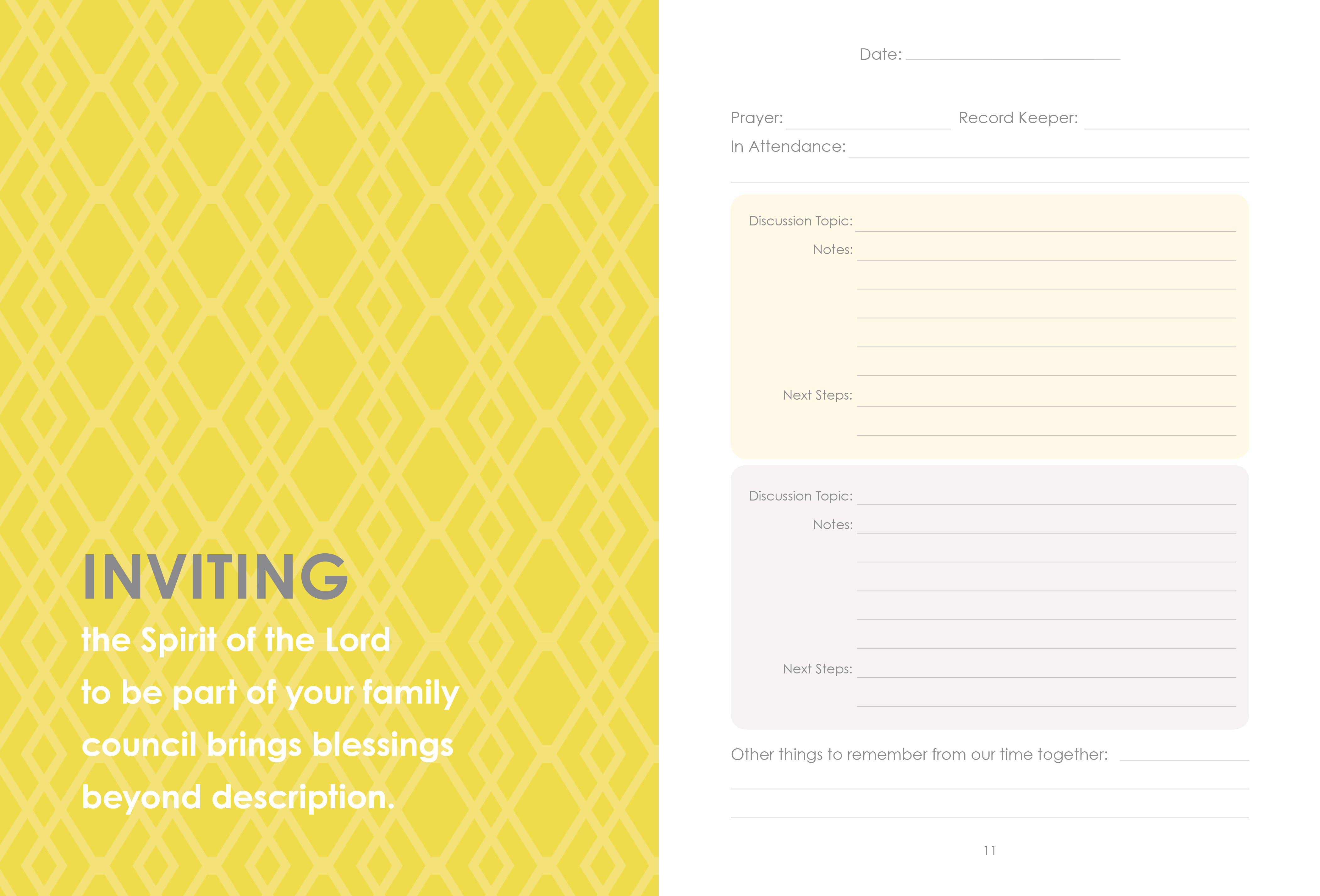 Our Family Council Journal, , large