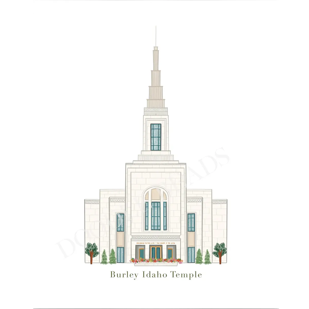 Burley Idaho Temple Print