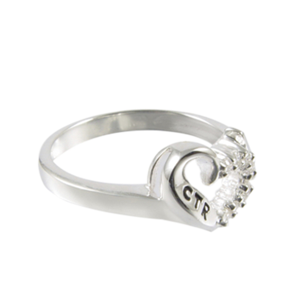 Sweetheart Antiqued CTR Ring