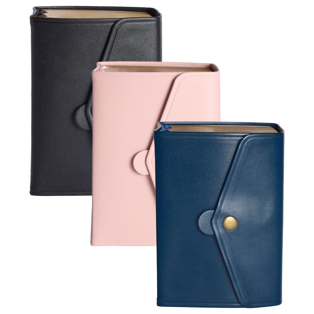 Genuine Leather Snap Quad Combination, Compact (Color Options)