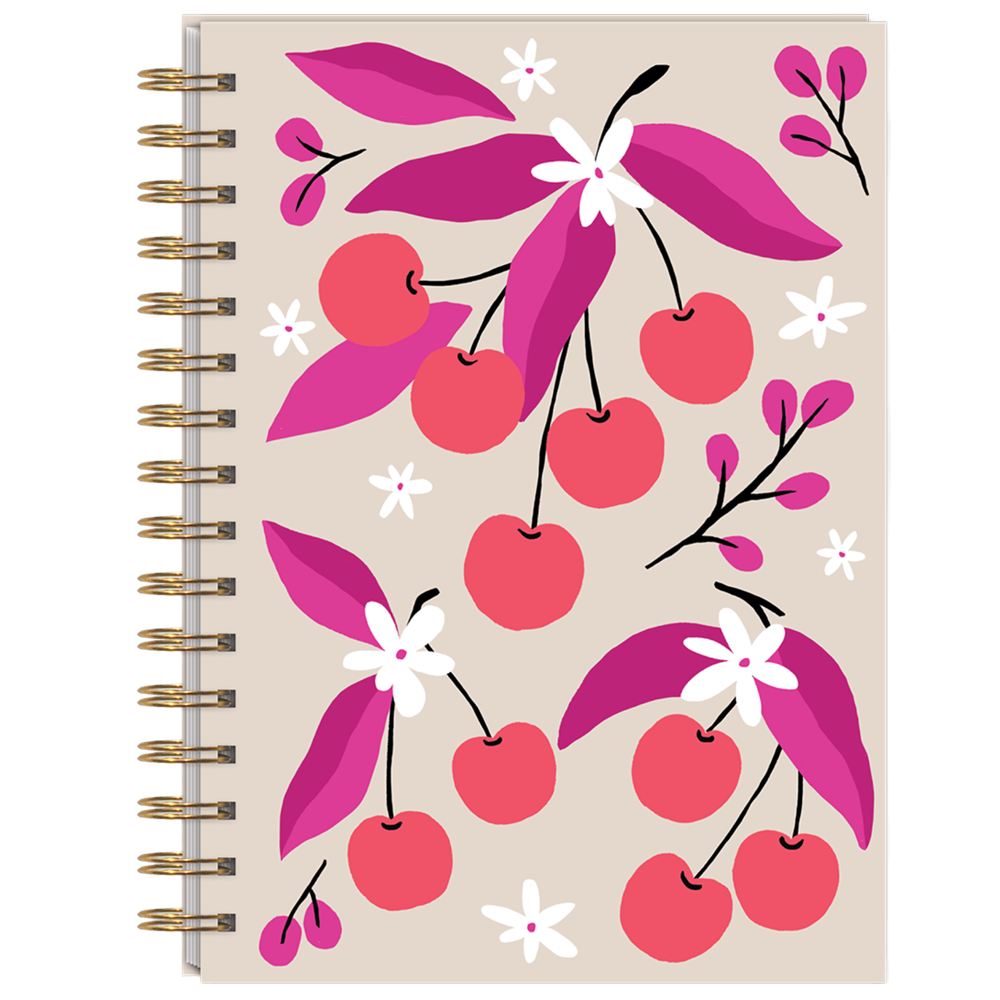 Cherries Fruit Market Spiral Journal, , large image number 0