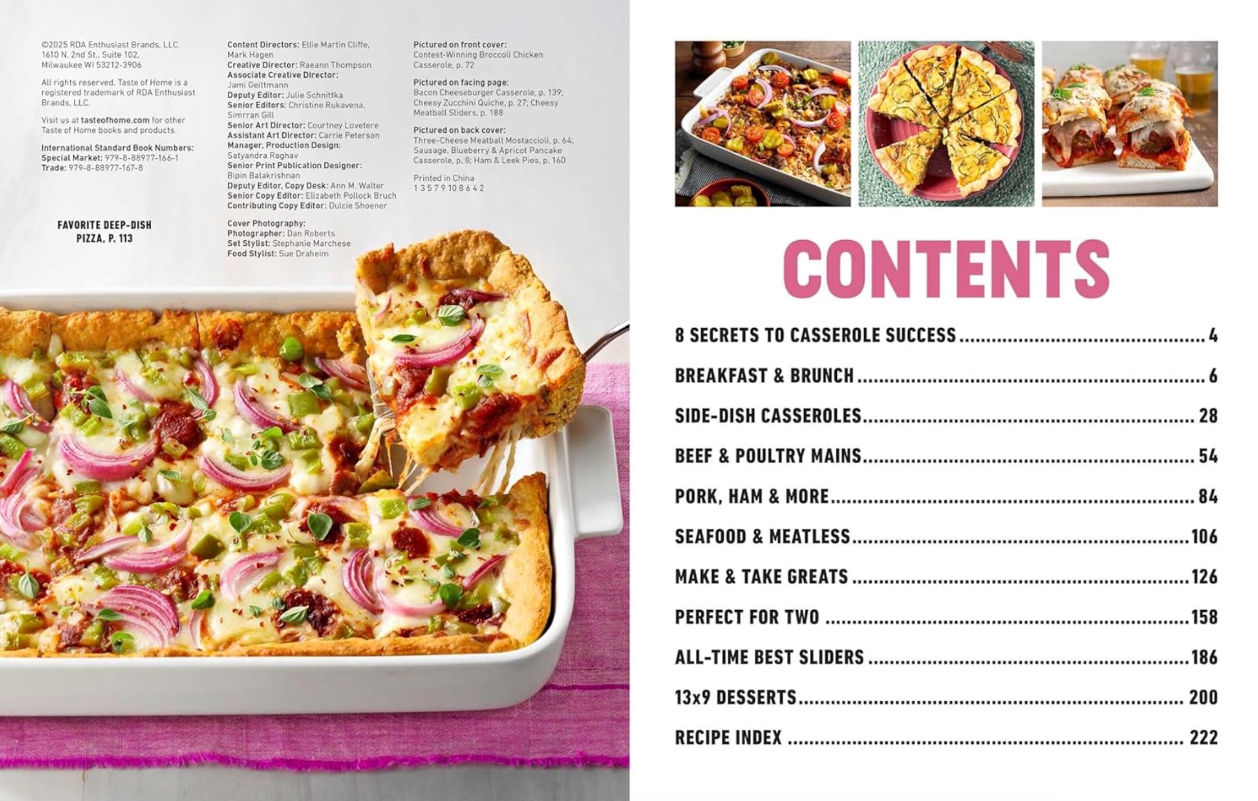Taste of Home Casseroles Cookbook, , large image number 1