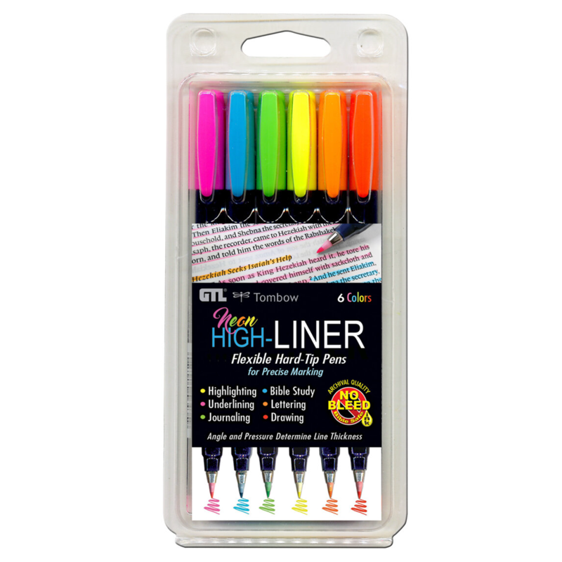 Neon Hard-Tip Highlighters