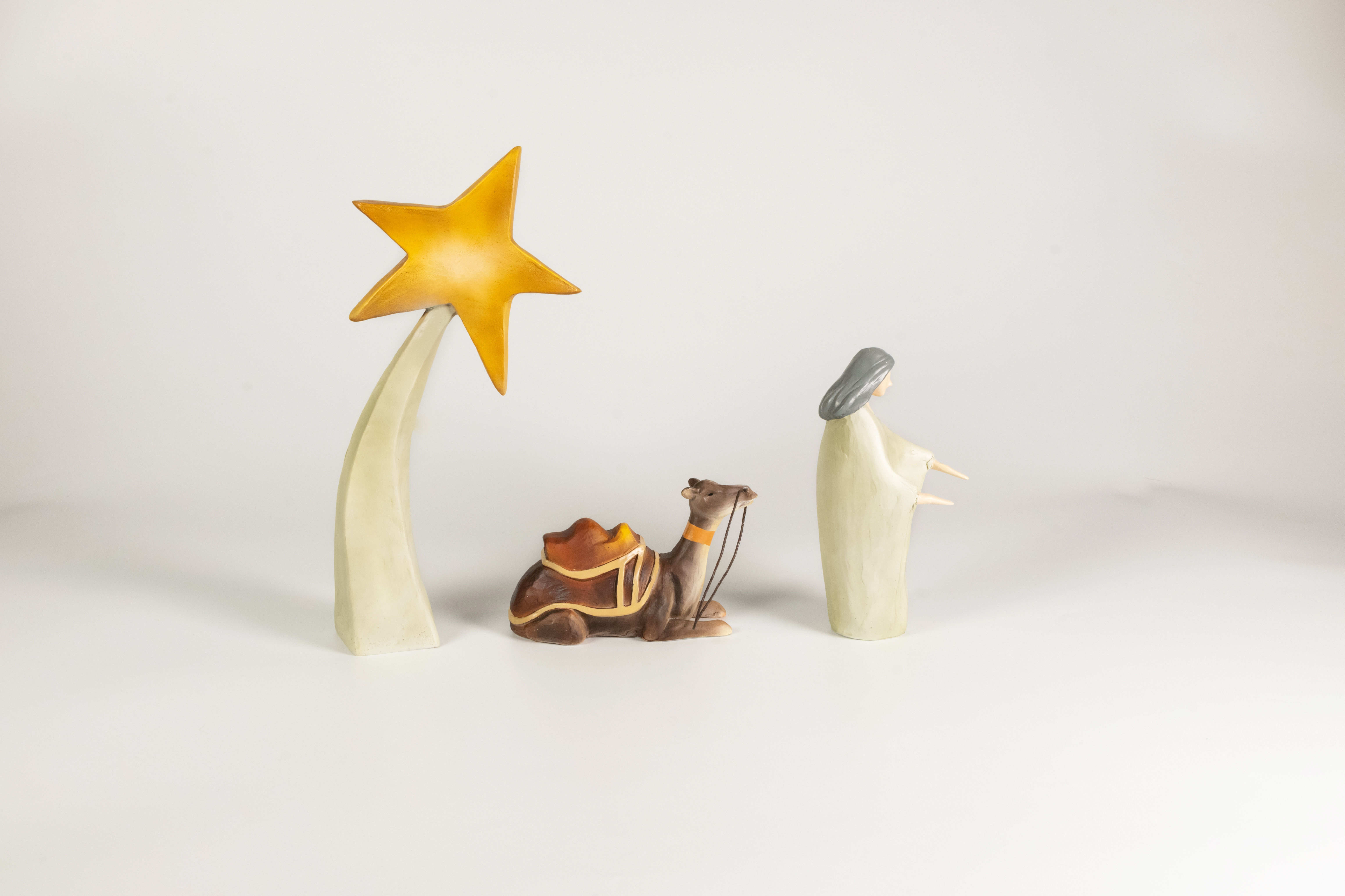 Love's Pure Light Kate Lee Resin Nativity Angel and Camel, , large image number 1
