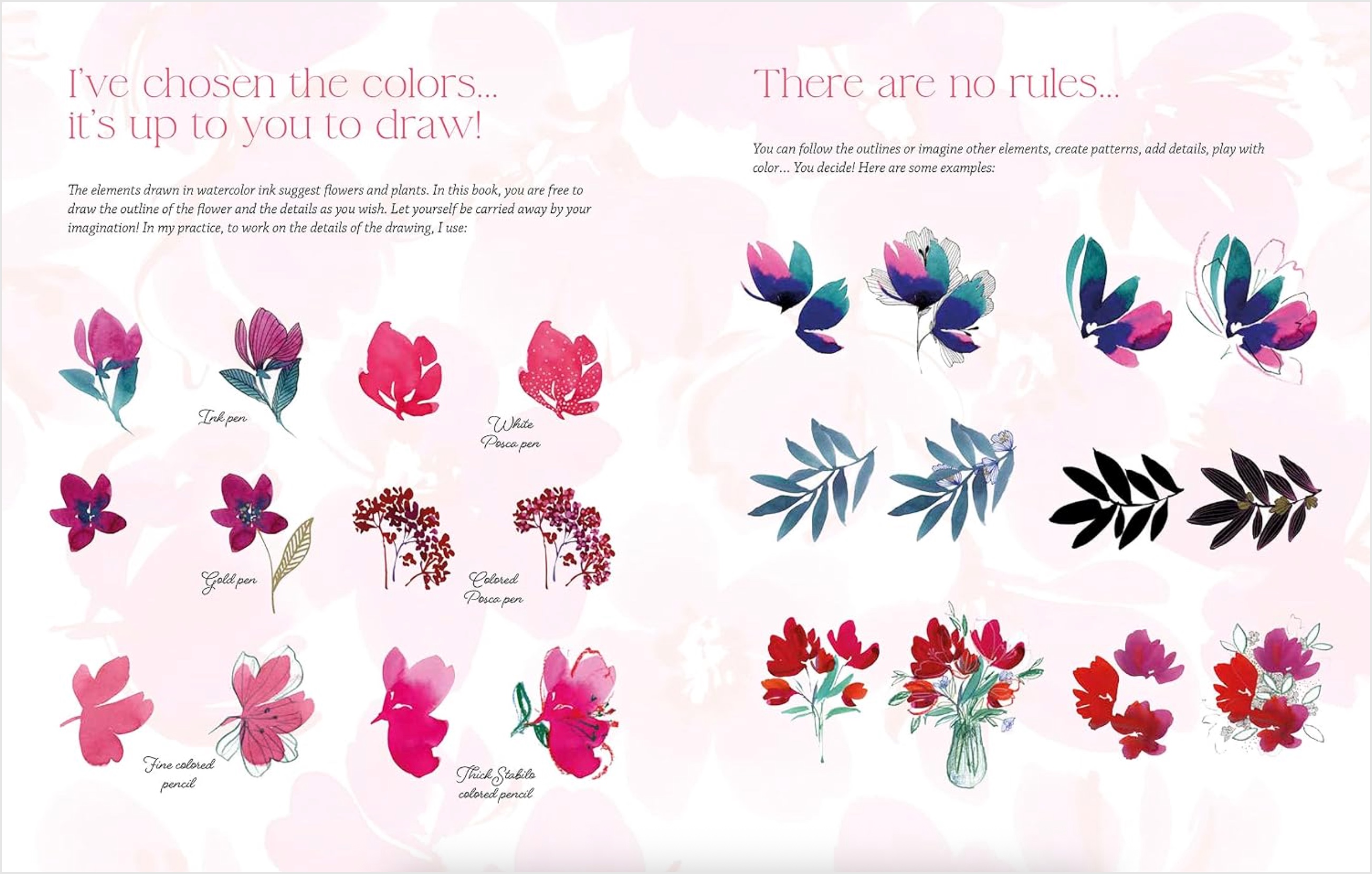 Reverse Coloring: Flowers, , large image number 2