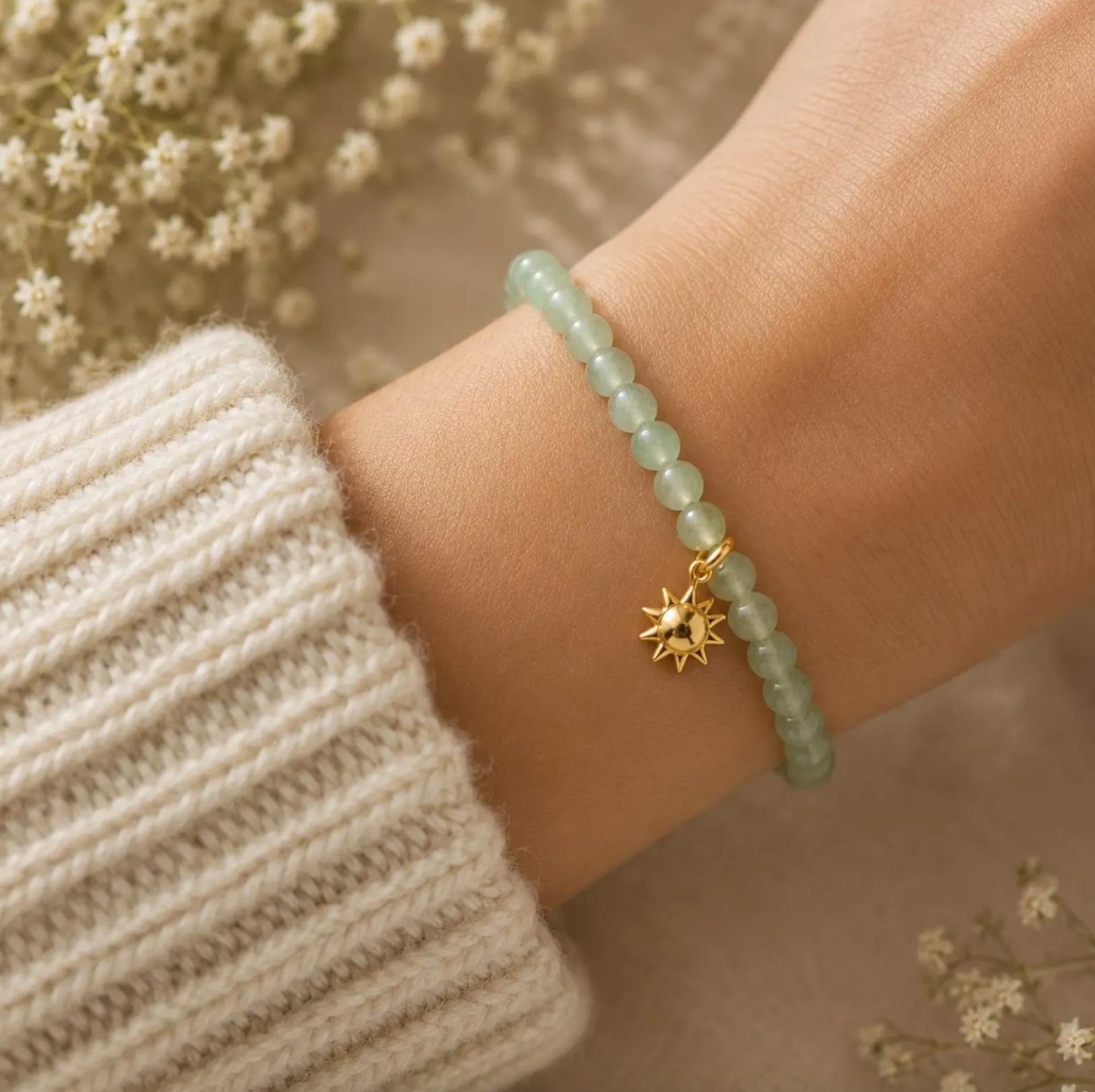 Make Today Happy Jade Bracelet, , large