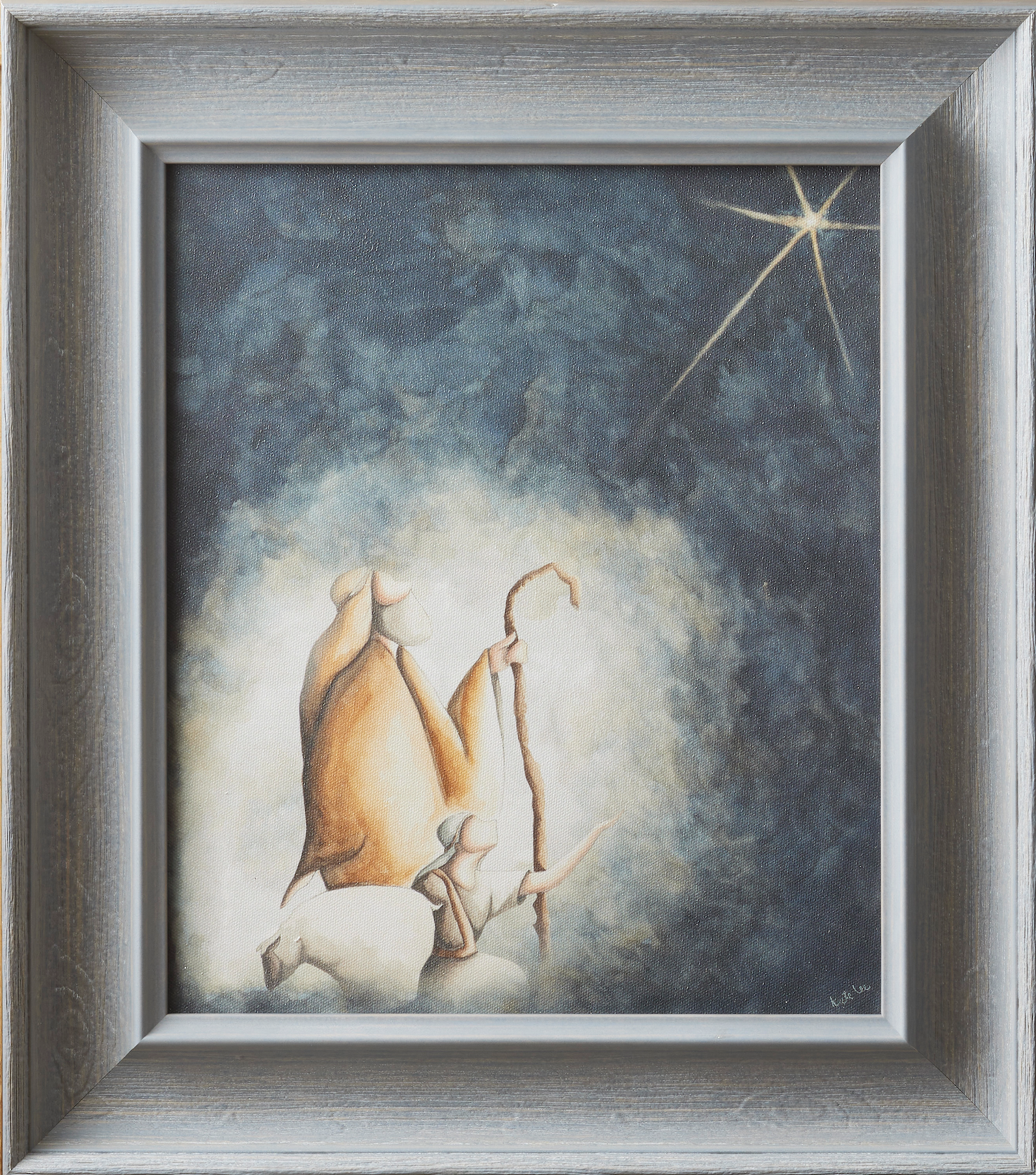 Seek Him (17x15 Framed Canvas Print)