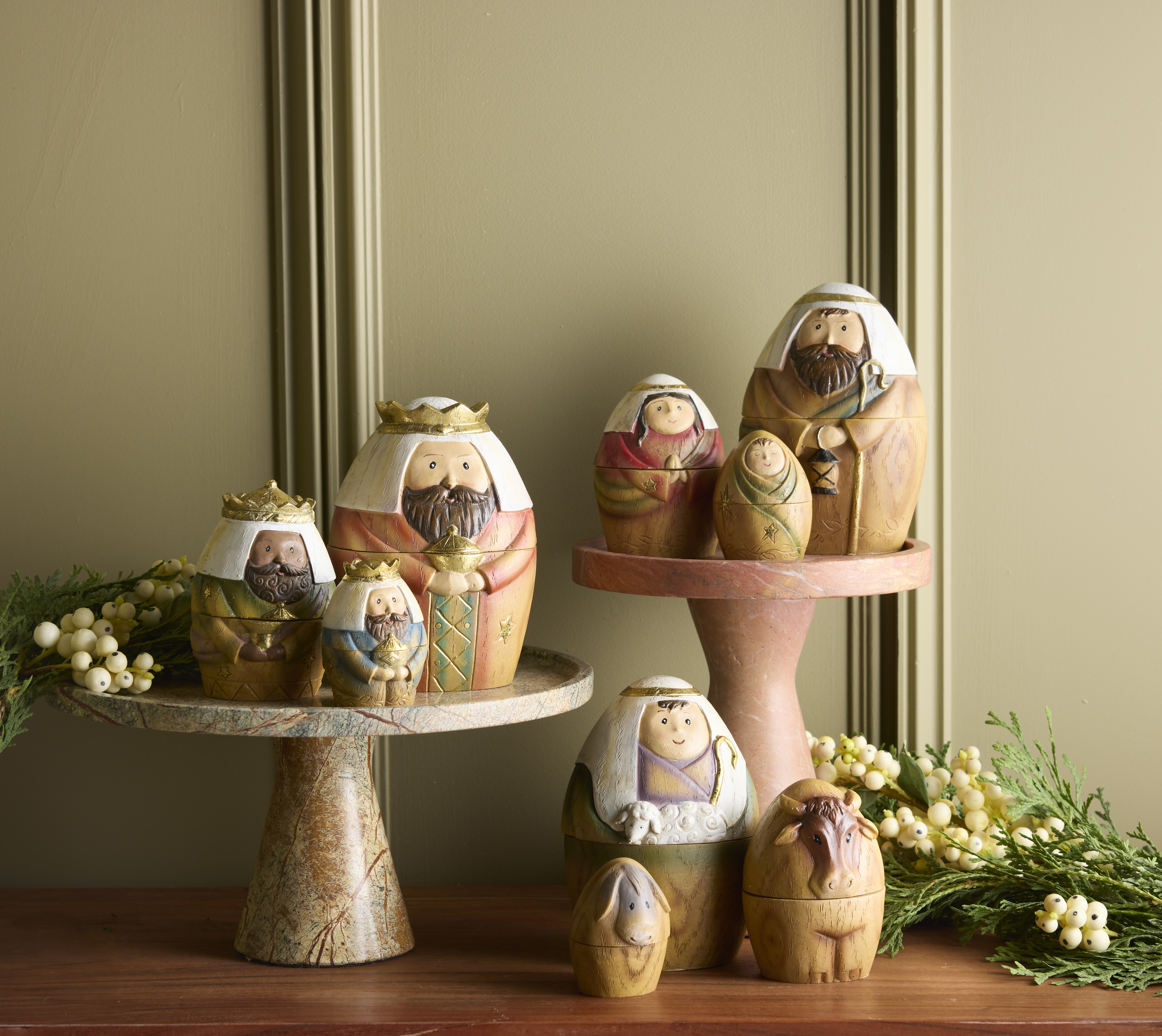 Nesting Nativity Dolls, , large image number 5