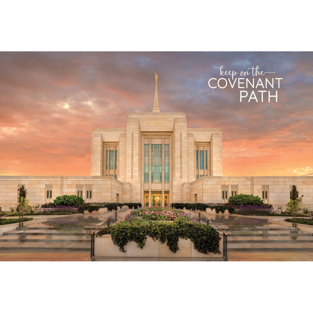 Ogden Utah Temple Repositionable Poster