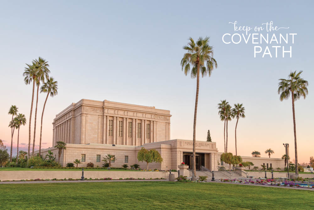 Mesa Arizona Temple - Evening Repositionable Poster