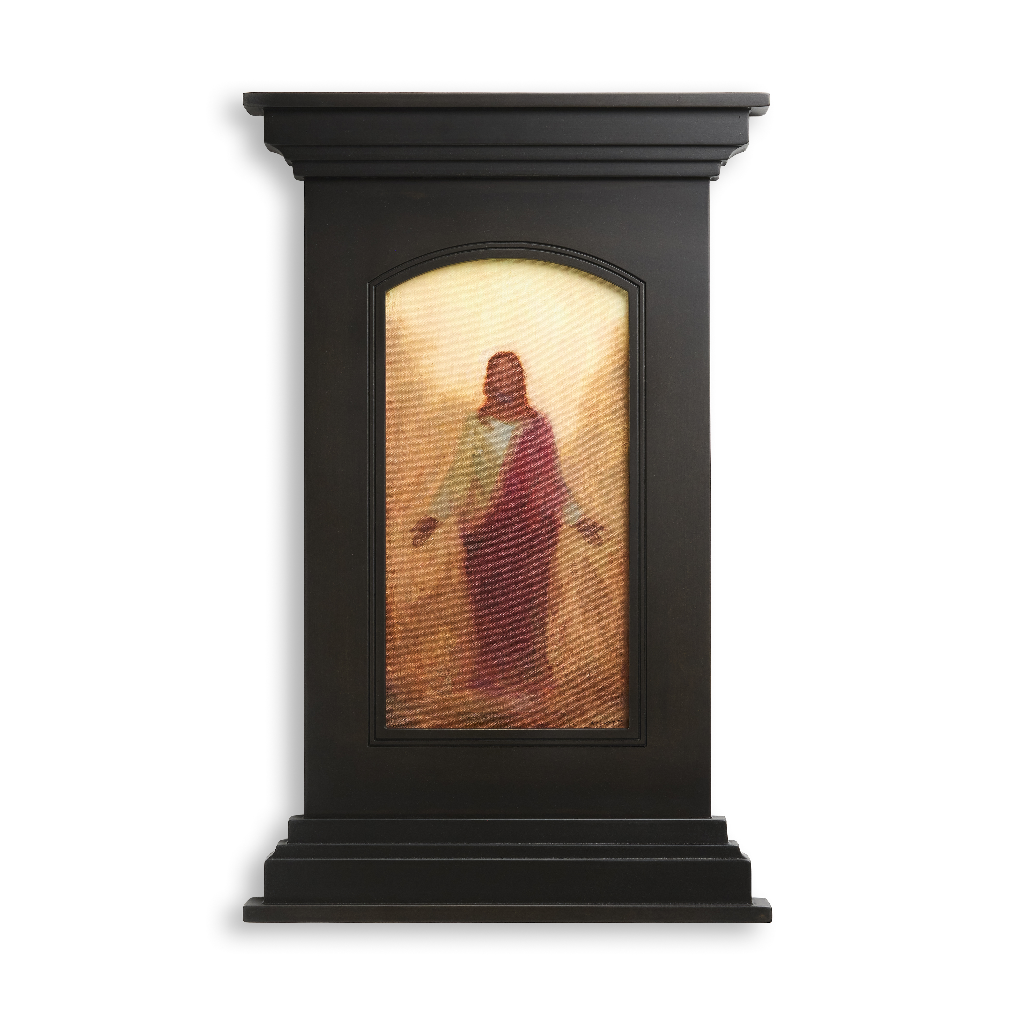 Resurrected Christ (25x16 Framed Canvas Print)