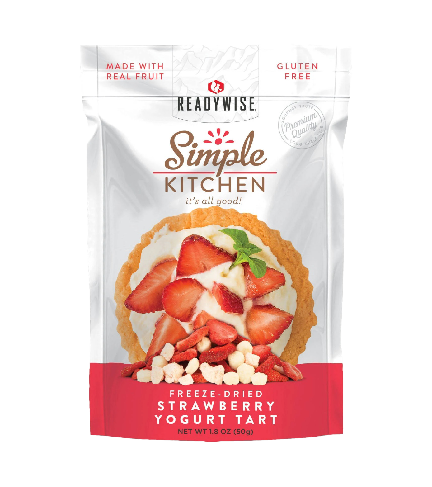 Simple Kitchen Freeze-Dried Strawberry Yogurt Tart Single Pouch