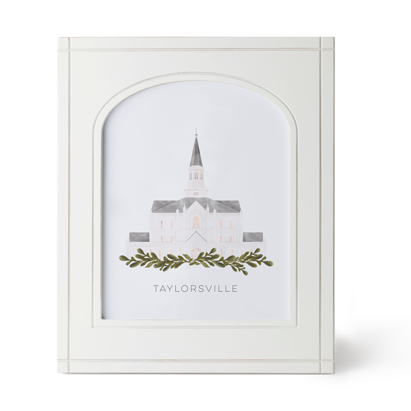 Taylorsville Utah Temple (11x13 Framed Art)