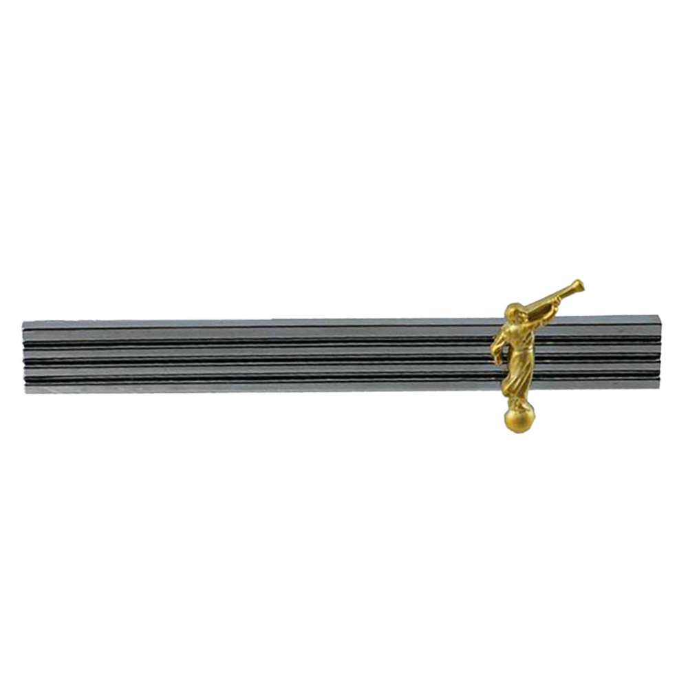 Angel Moroni Striped Tie Bar