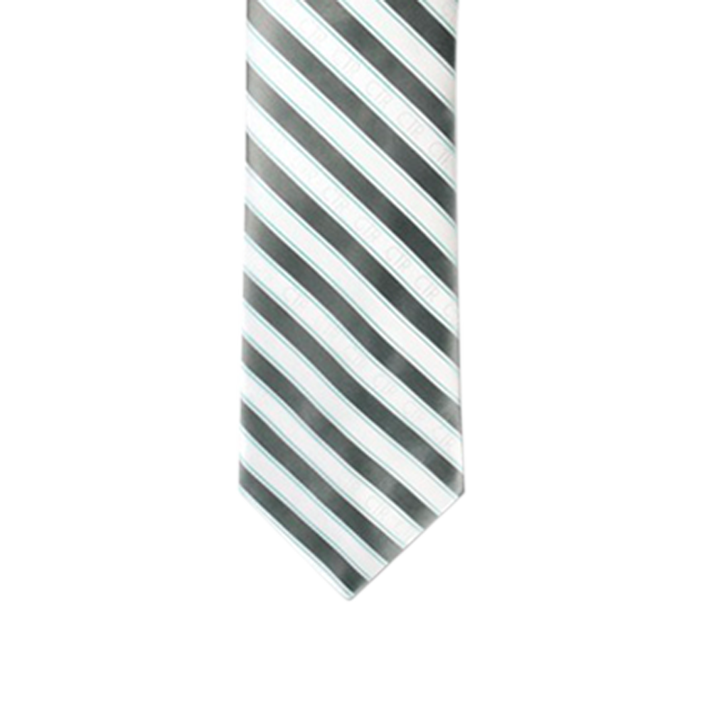 Boys' Silver/White Necktie