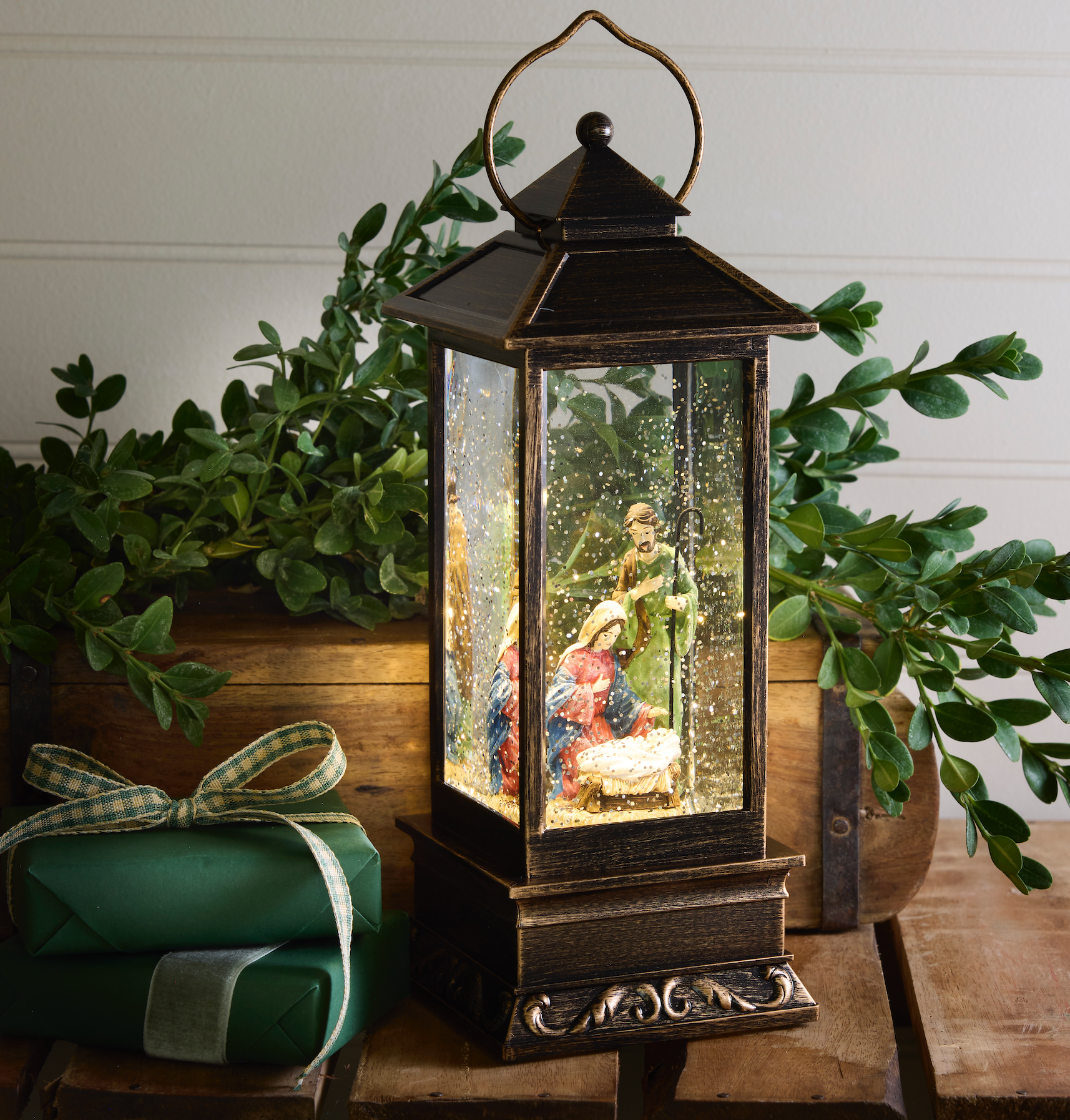Light-up Holy Family Nativity Lantern, , large image number 4