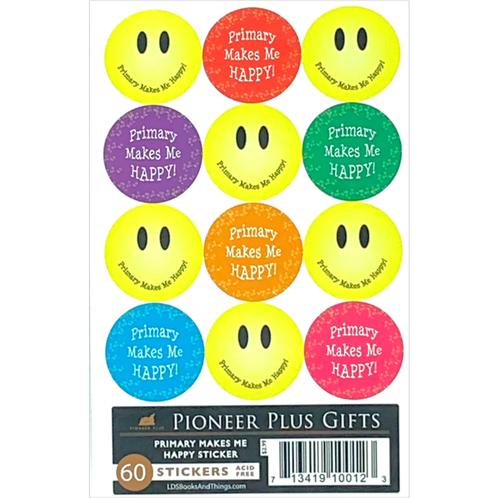 Primary Makes Me Happy Stickers