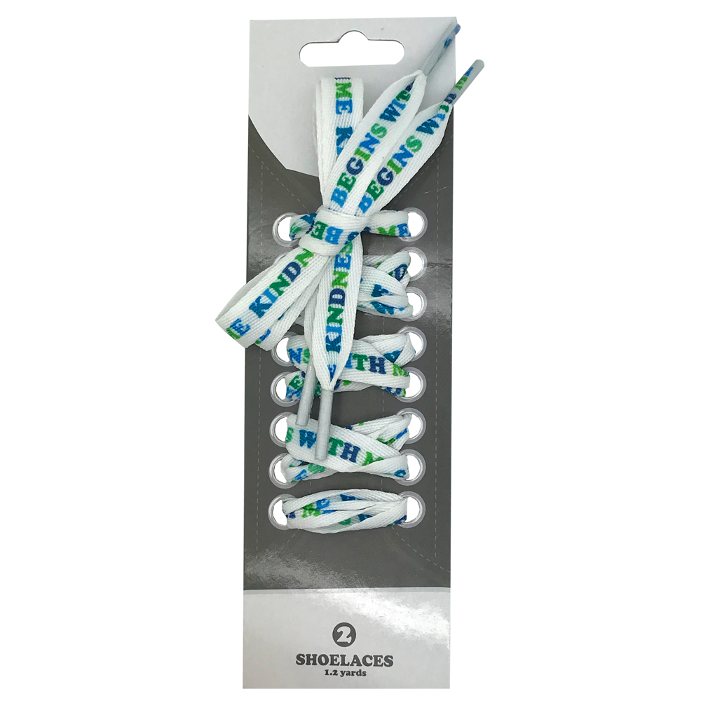 Kindness Begins with Me Shoelaces