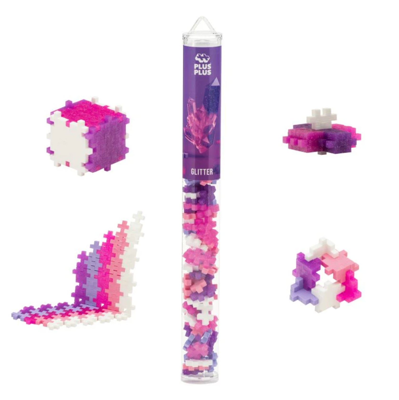 Plus Plus Glitter Mini Tube