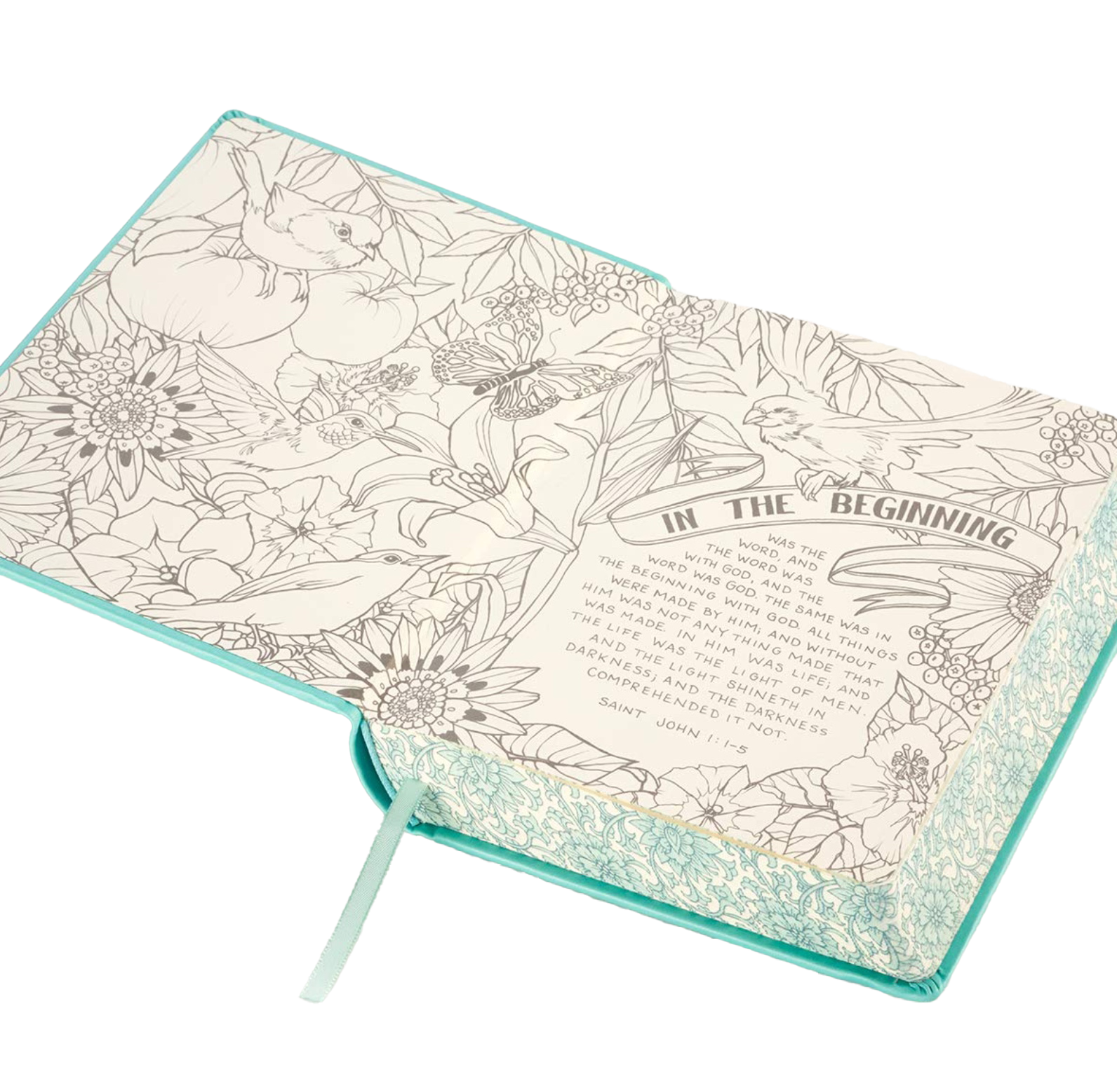 KJV My Creative Holy Bible, Faux Leather, Teal, , large image number 2