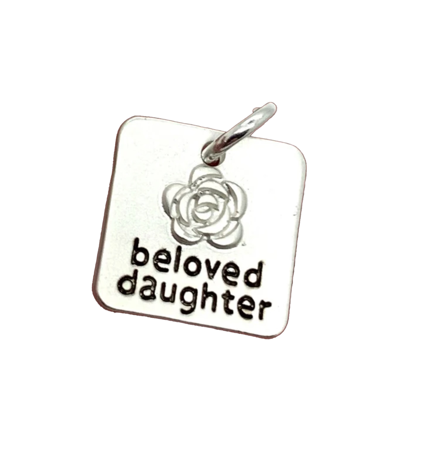 Beloved Daughter, Rose Charm, , large