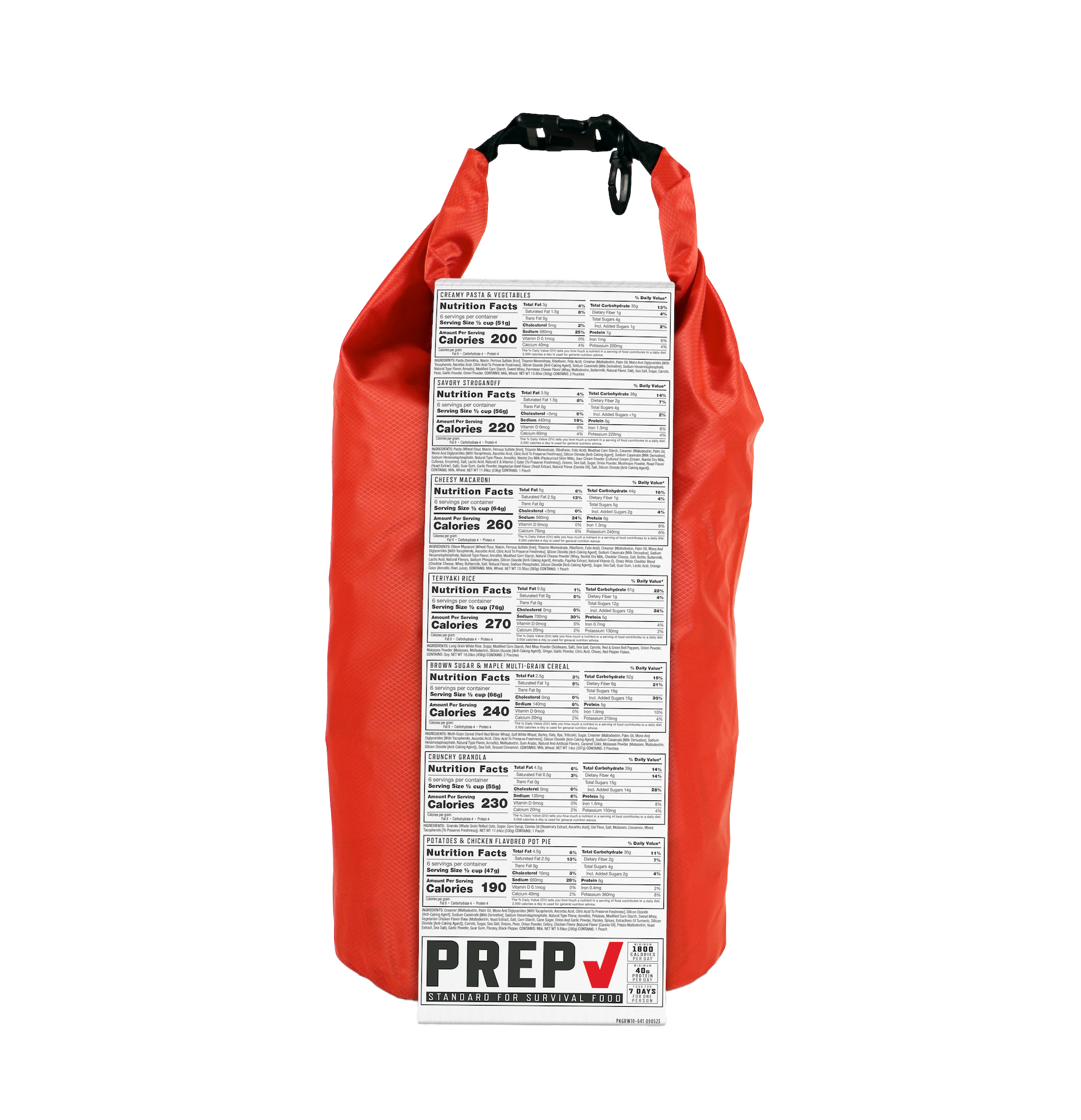 7 Day Emergency Ready Grab Bag, , large image number 8