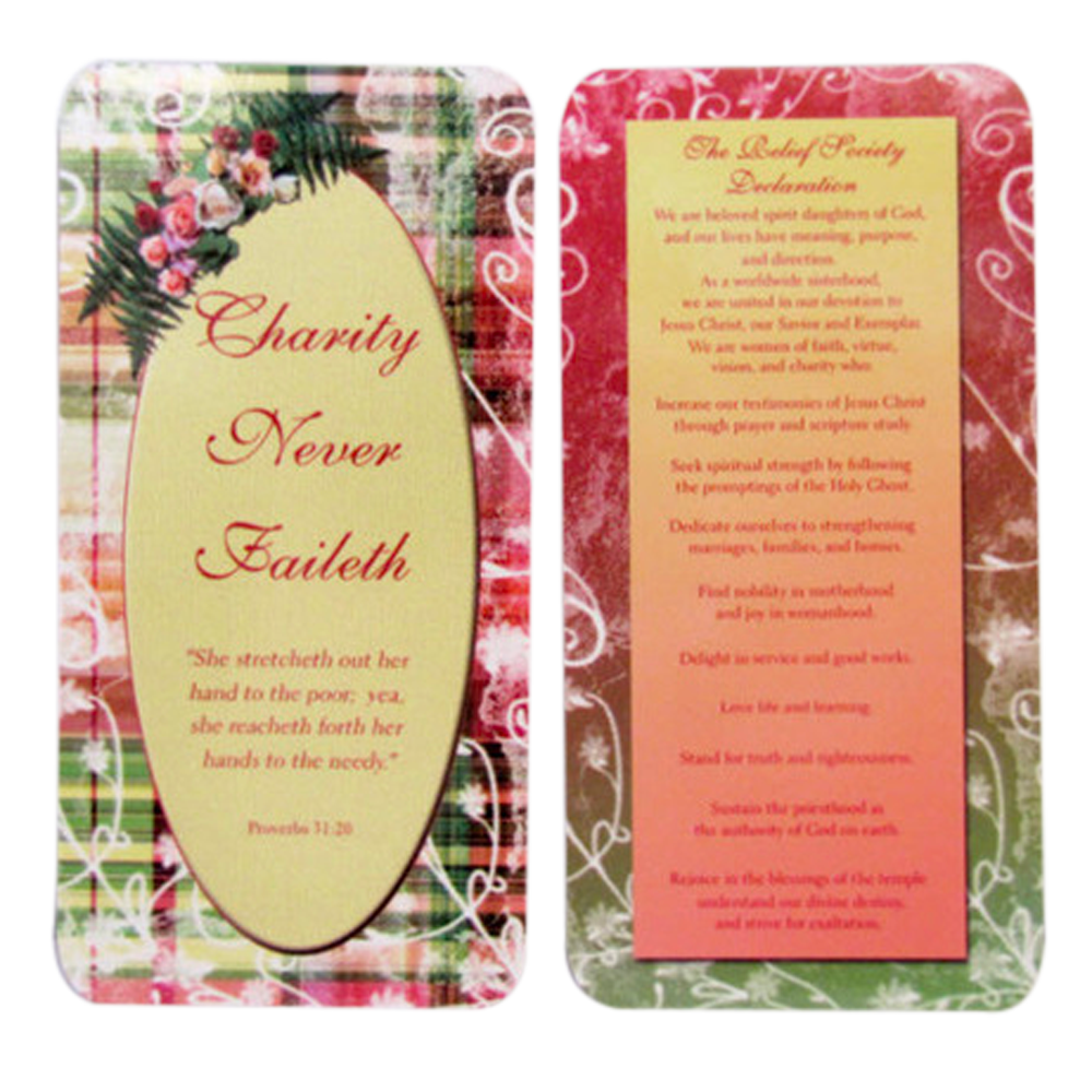 Relief Society Declaration/Charity Never Faileth