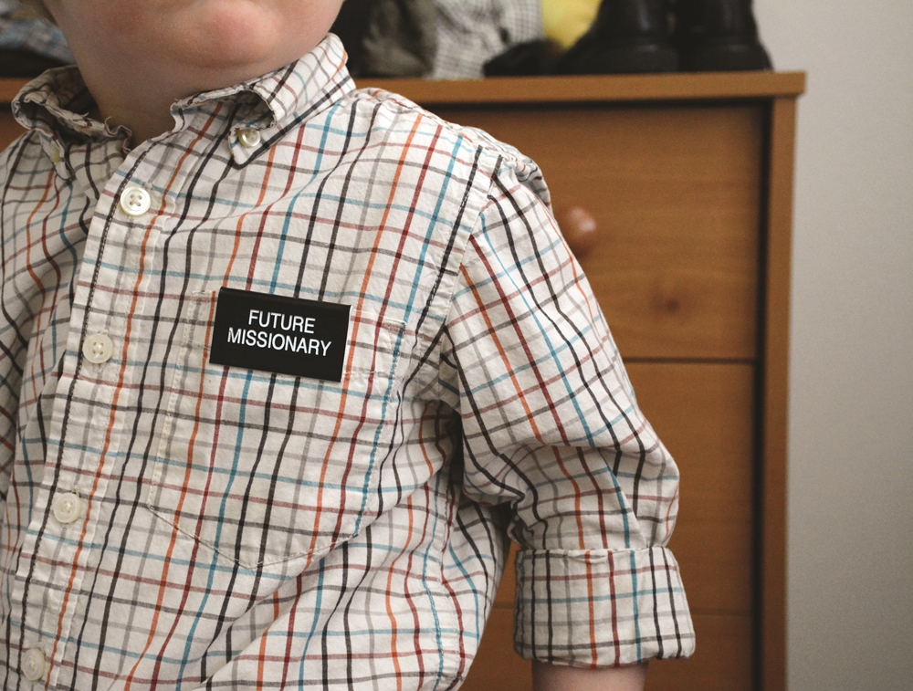 Future Missionary Pin-On Badge, , large