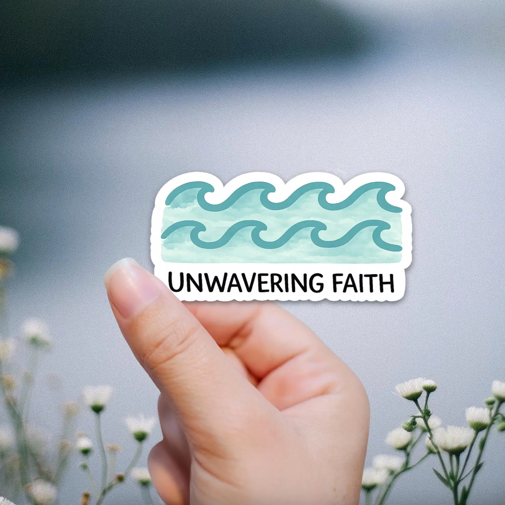 Unwavering Faith Sticker, , large