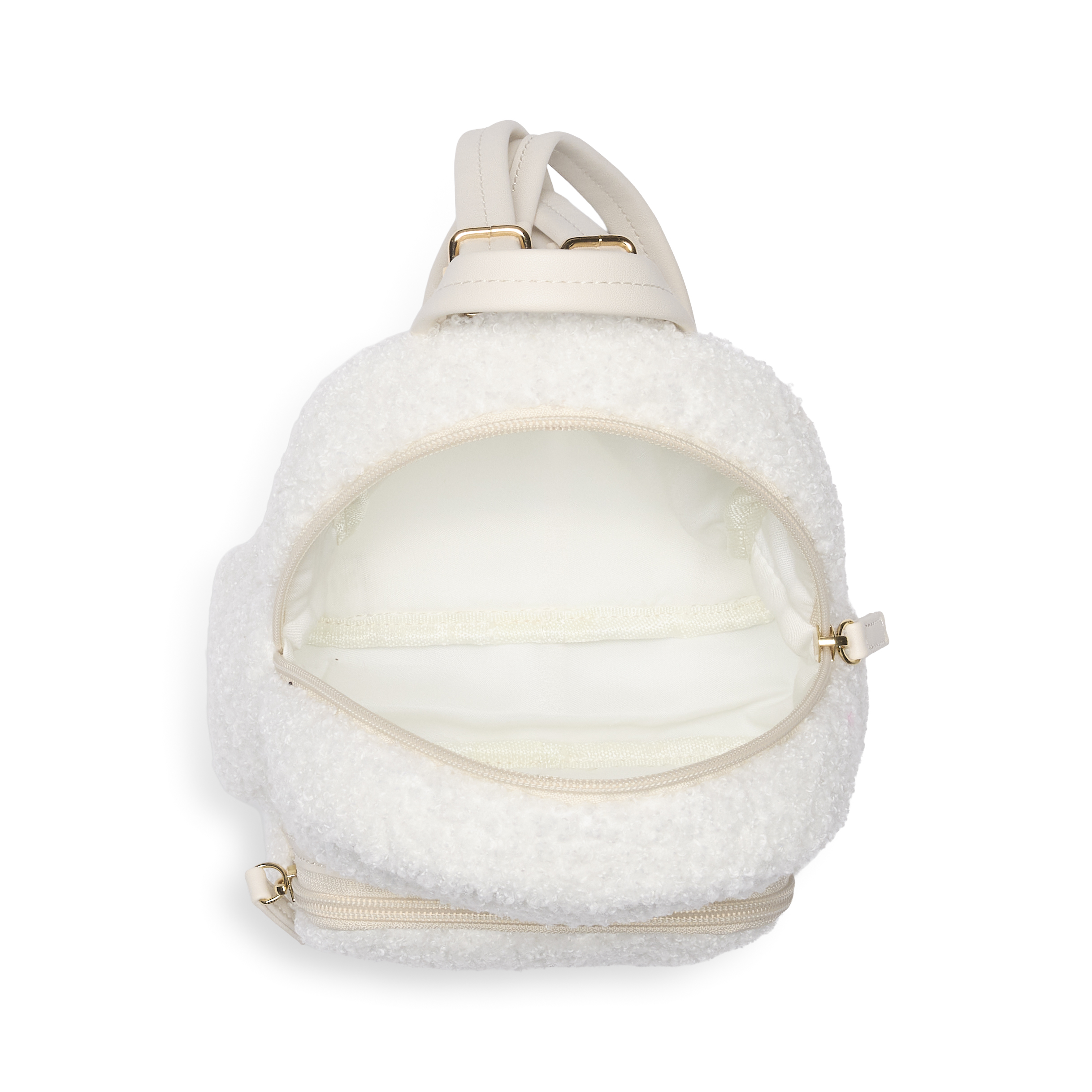 Fuzzy Flower Regular Tote Backpack, , large