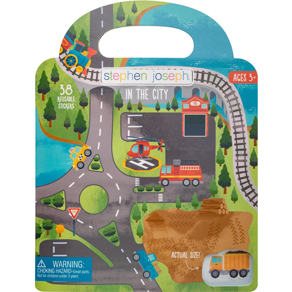 In the City Reusable Sticker Book