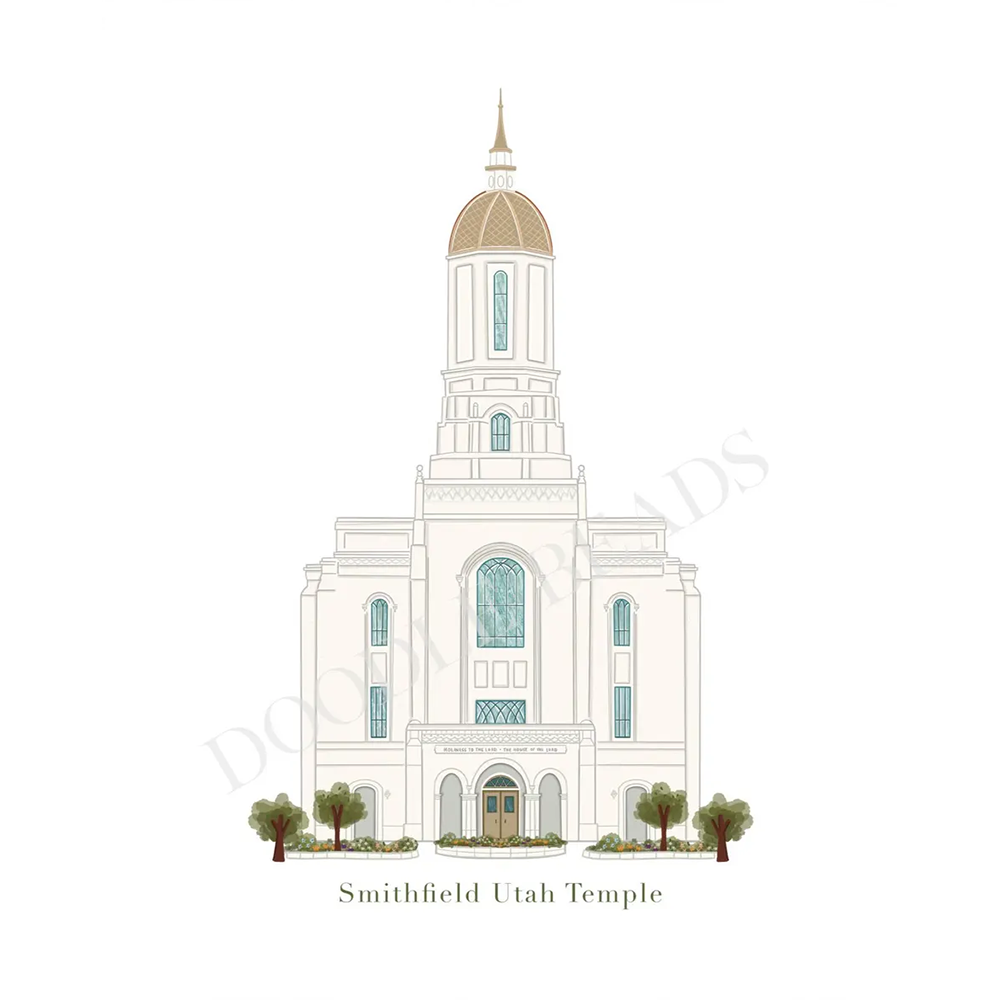 Smithfield Utah Temple Print