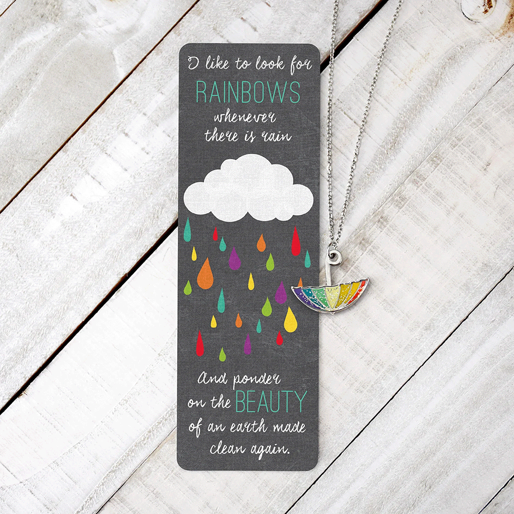 Baptism Rainbow Necklace, , large