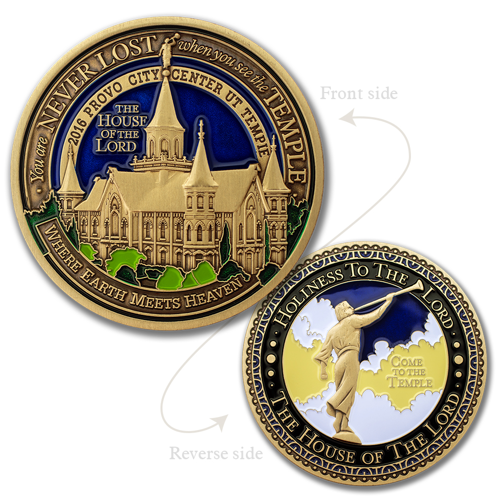 Provo City Center Utah Temple Medallion, , large image number 3