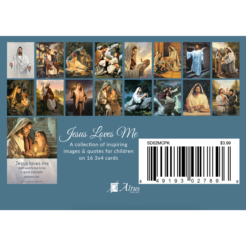 Jesus Loves Me Mini 3x4 Picture Pack, , large