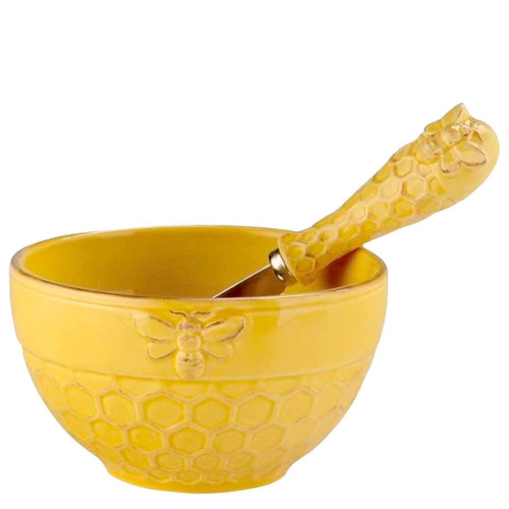 Honeycomb Bowl and Spreader Set, , large image number 4