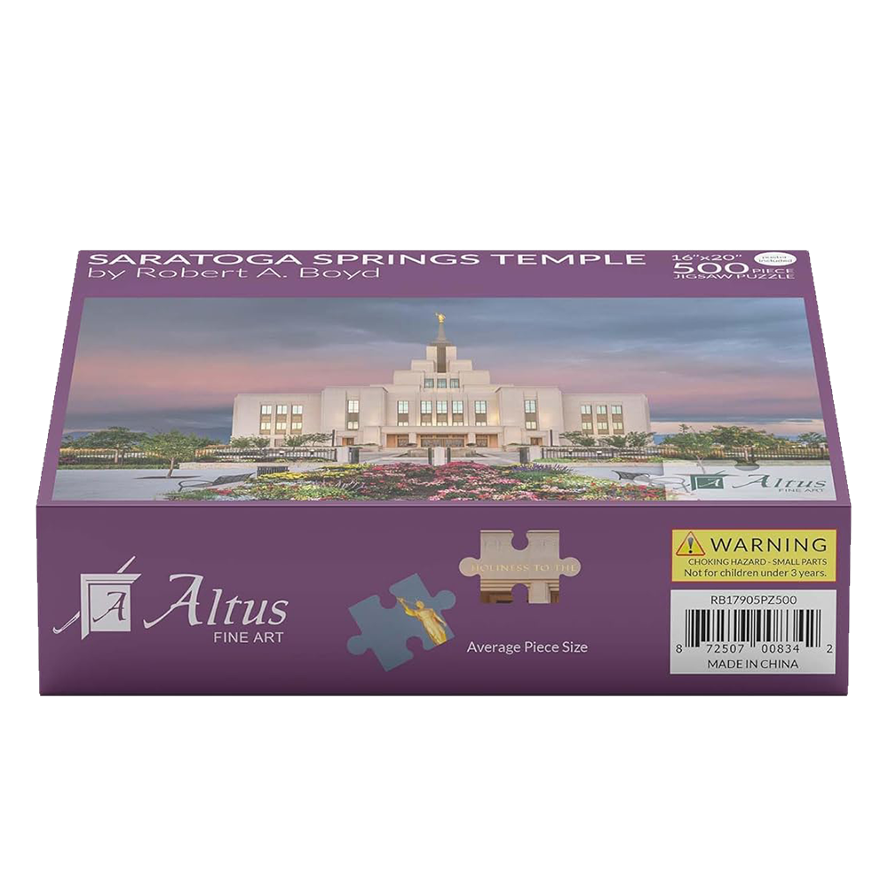 Saratoga Springs Utah Temple 500 Piece Puzzle, , large image number 2