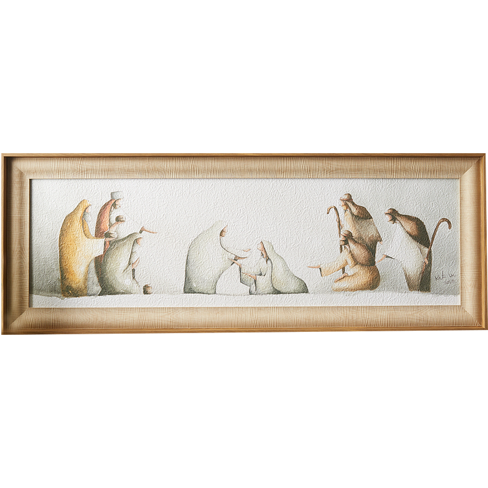 Love's Pure Light, A Nativity Piece (15x40 Framed Art), , large image number 0