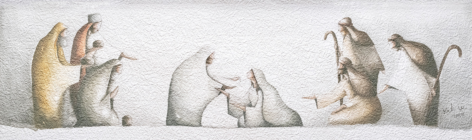 Love's Pure Light, A Nativity Piece (15x40 Framed Art), , large image number 3