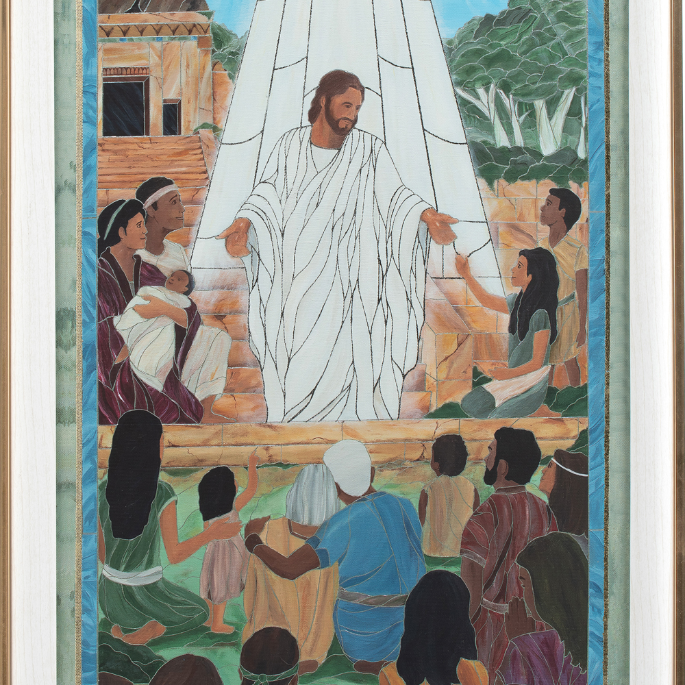 Arise and Come Forth Unto Me (38x18 Framed Canvas Print), , large image number 3