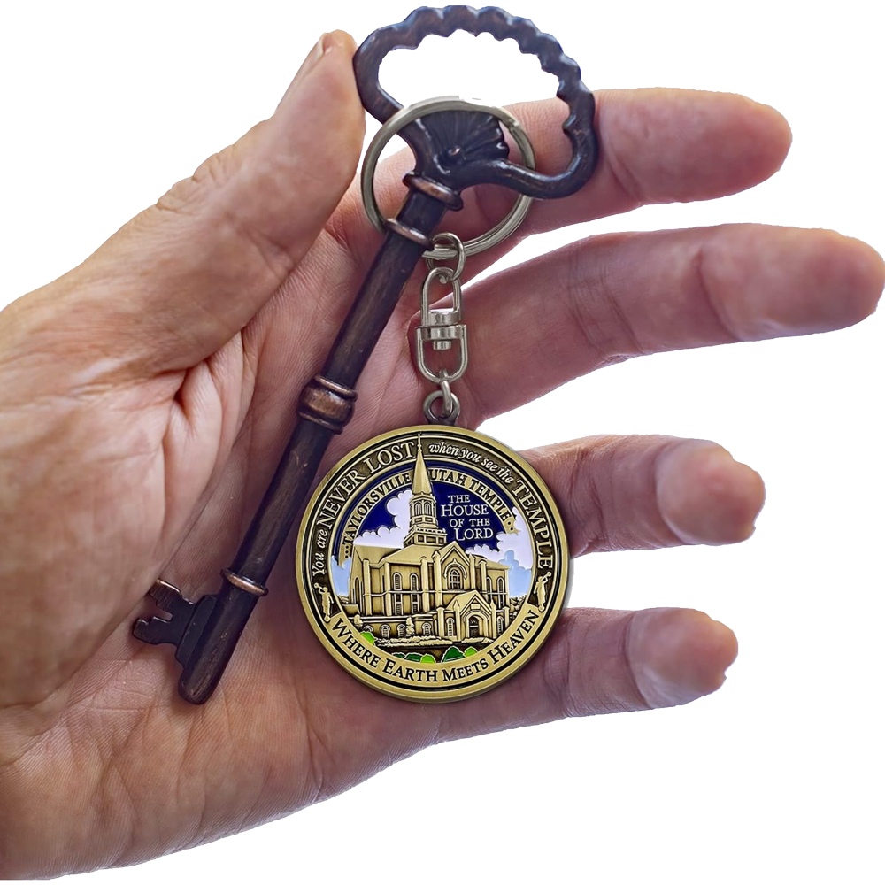 Taylorsville Utah Temple Keychain, , large image number 3