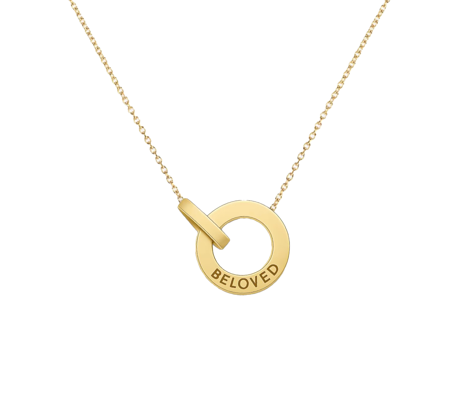 Beloved Interlocking Ring Necklace, , large