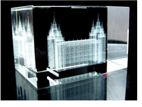 Crystal Cube Salt Lake  Utah Temple, , large