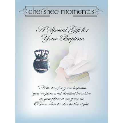 CTR Baptism Baseball Tie Pin
