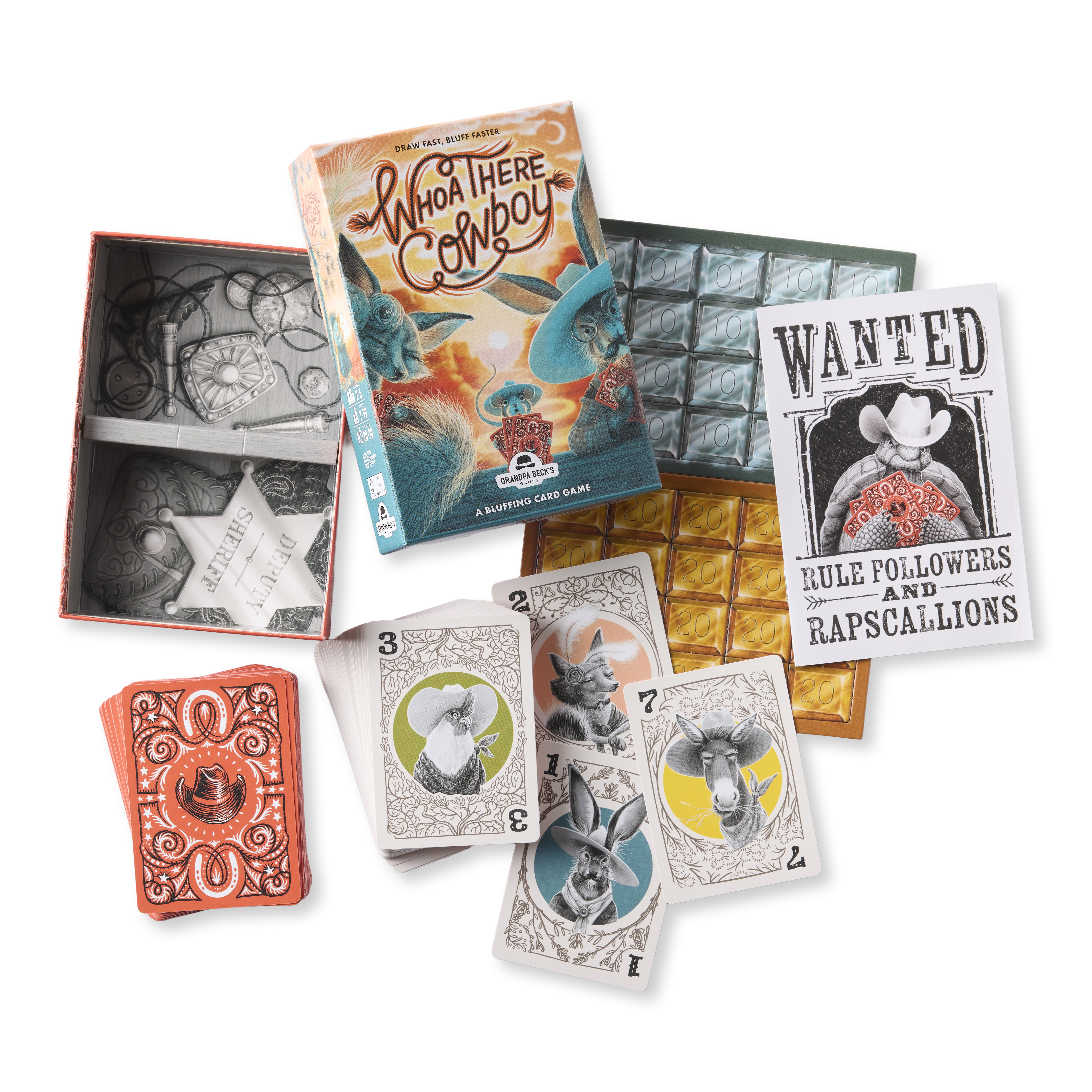 Whoa There Cowboy Card Game, , large
