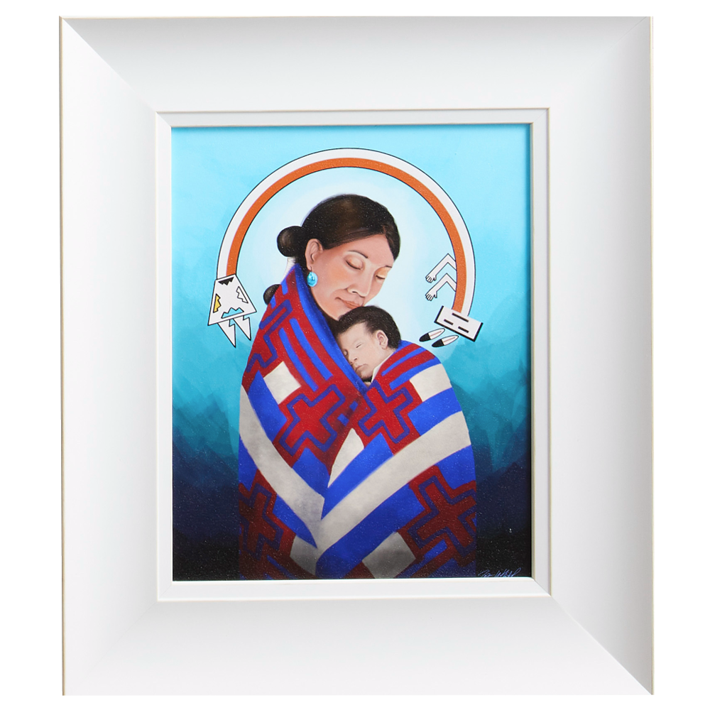Navajo Madonna and Child (23x19 Framed Paper Print), , large image number 0