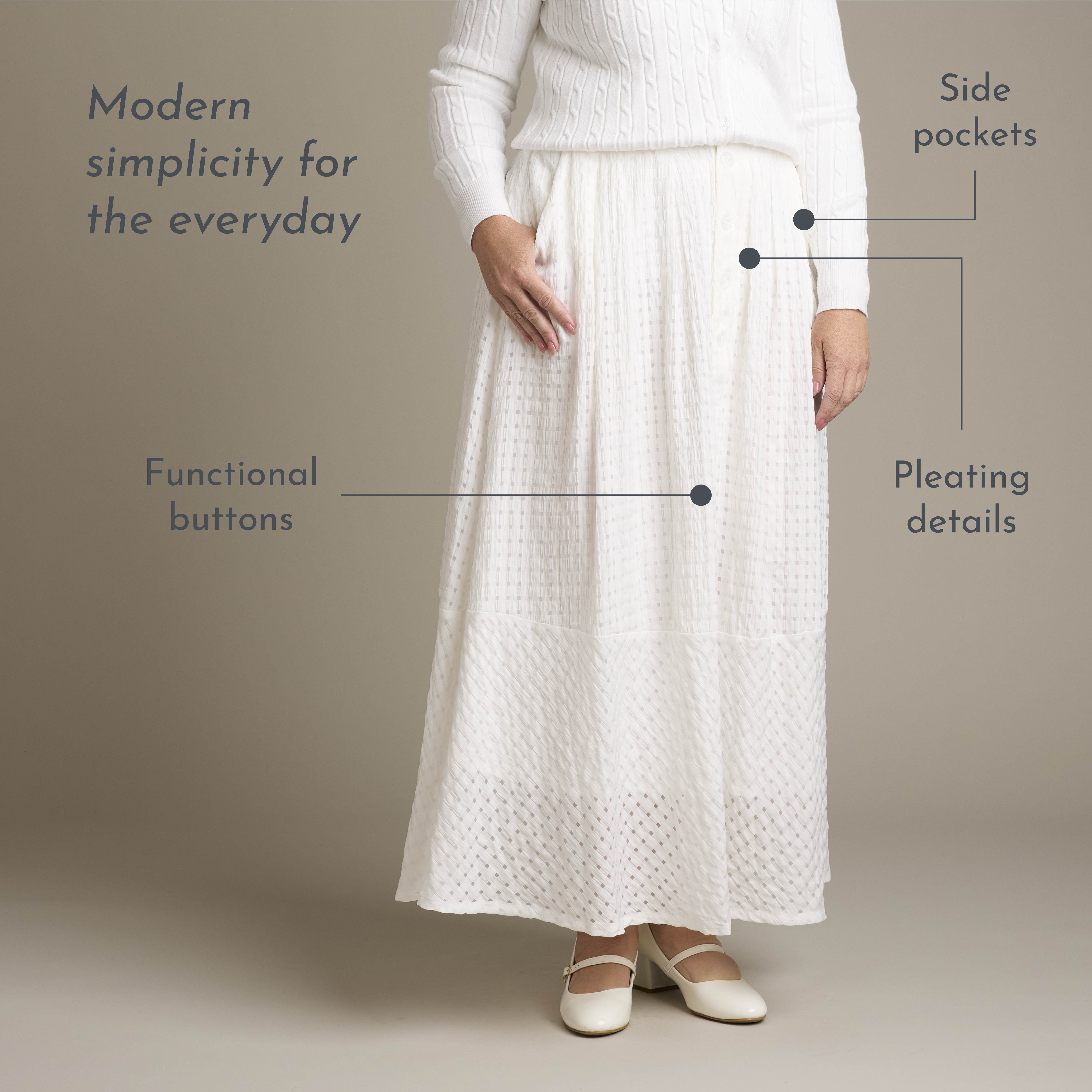 Jane Temple Skirt, , large image number 2